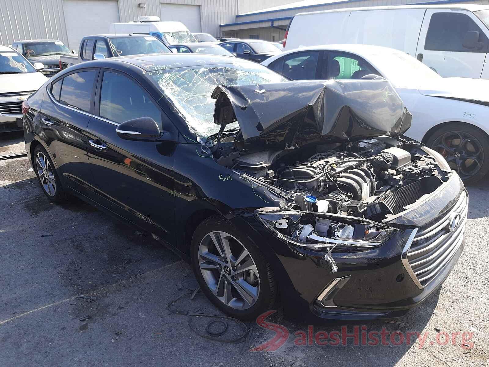 KMHD84LF2HU260028 2017 HYUNDAI ELANTRA