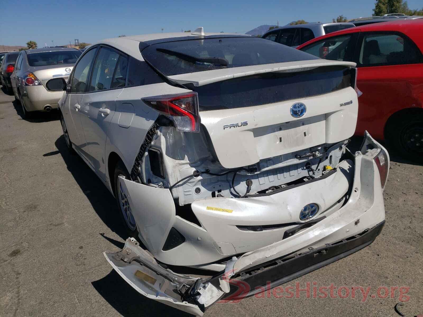 JTDKARFU5H3042842 2017 TOYOTA PRIUS