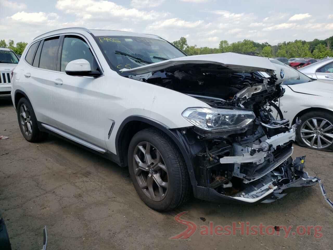 5UXTY5C00M9H55862 2021 BMW X3