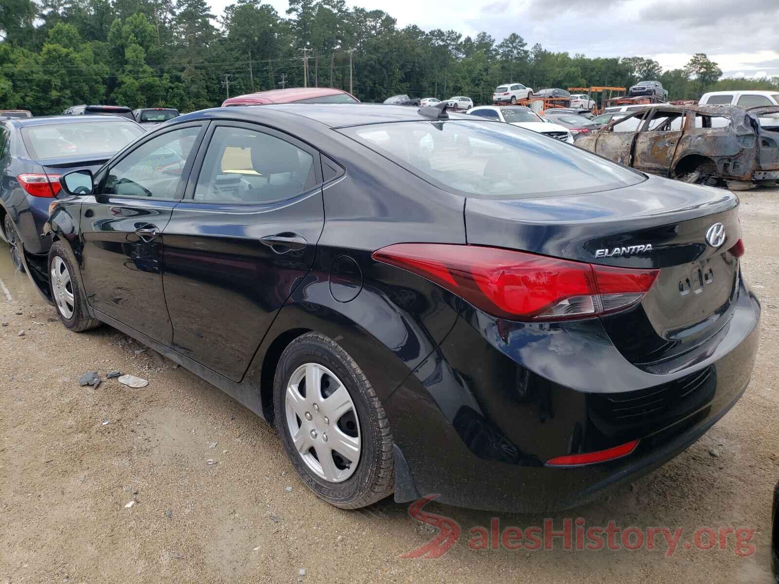 5NPDH4AE8GH781391 2016 HYUNDAI ELANTRA