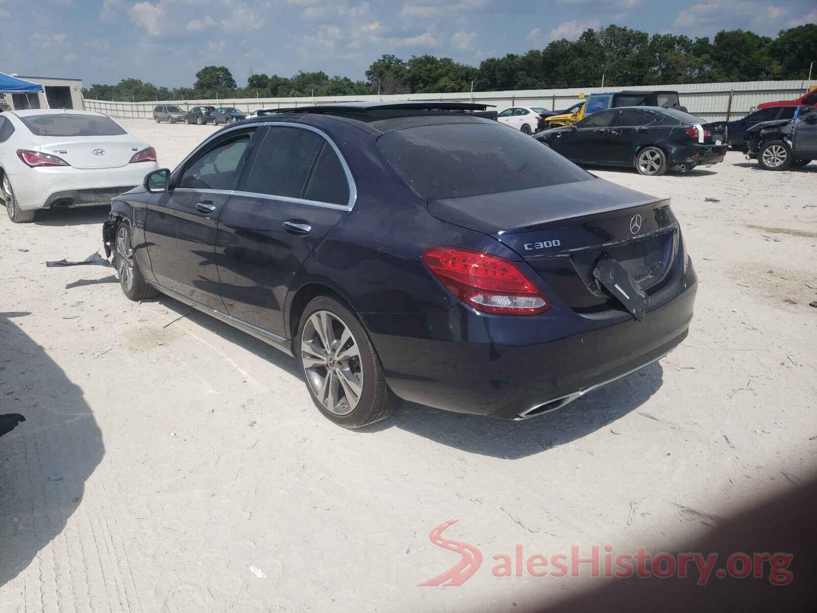 WDDWF4JB6HR308559 2017 MERCEDES-BENZ C CLASS