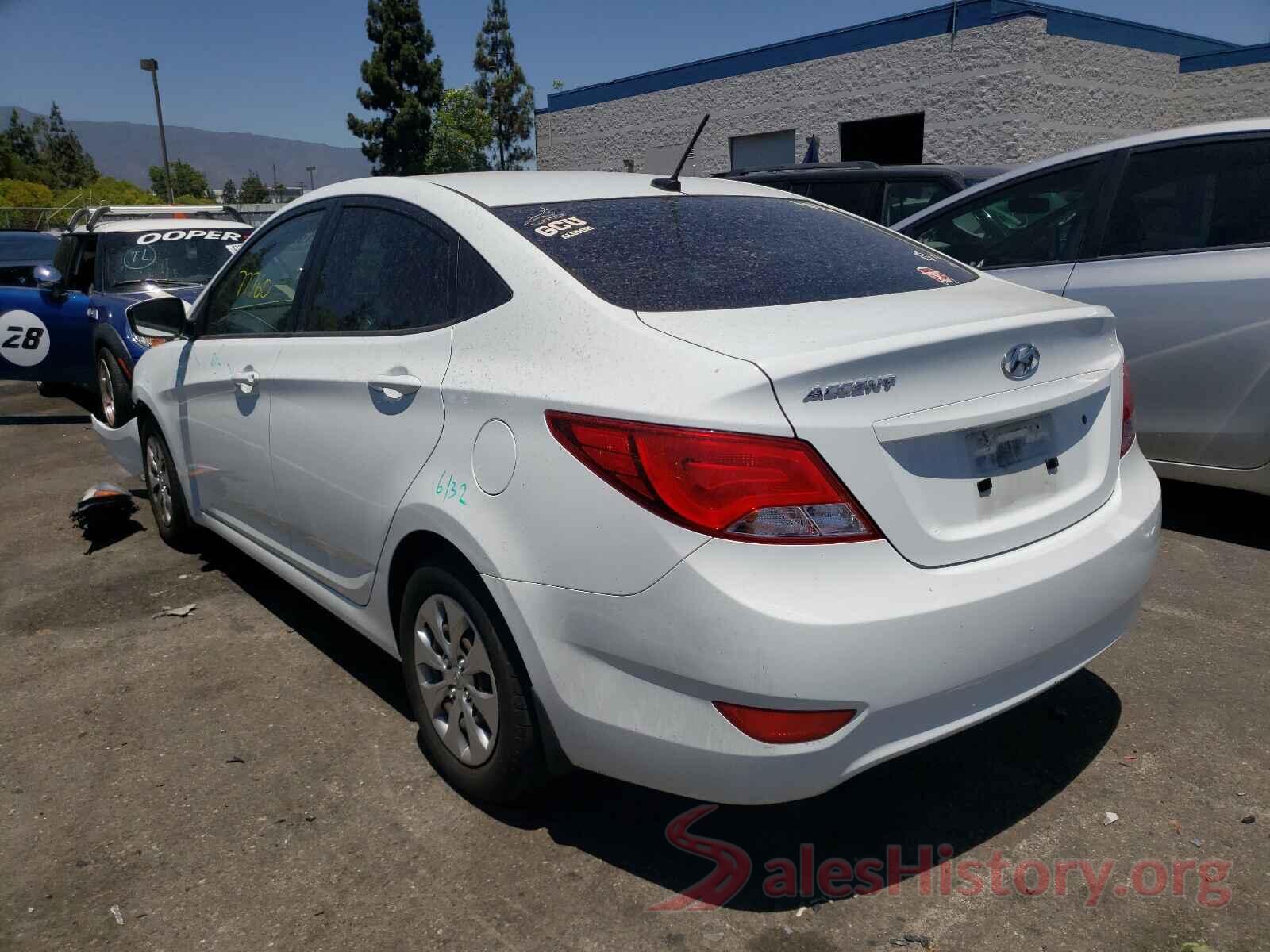 KMHCT4AE9GU021045 2016 HYUNDAI ACCENT