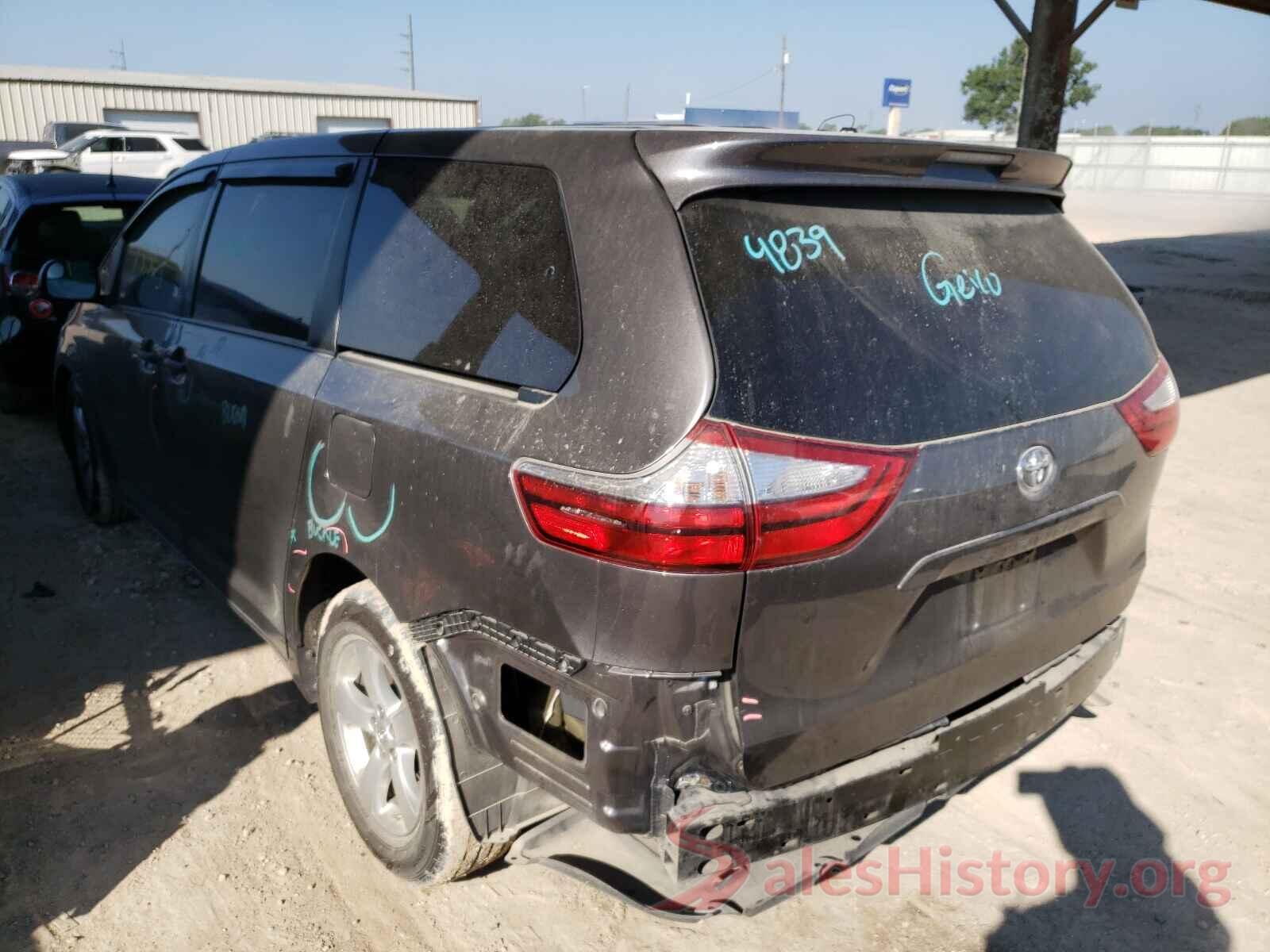 5TDZK3DC5GS701356 2016 TOYOTA SIENNA