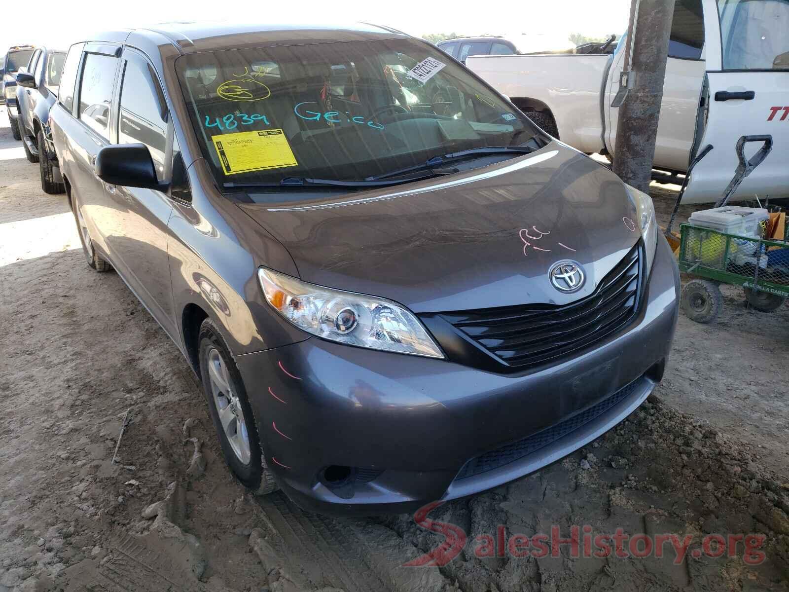 5TDZK3DC5GS701356 2016 TOYOTA SIENNA