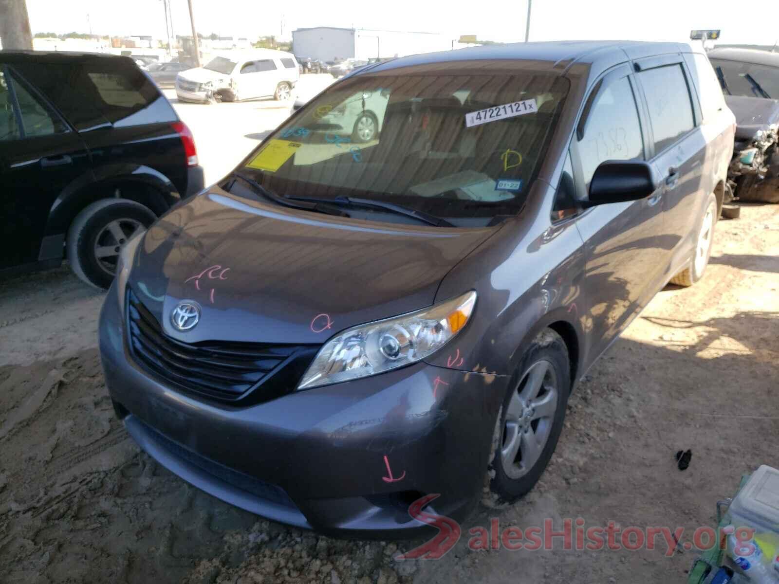 5TDZK3DC5GS701356 2016 TOYOTA SIENNA