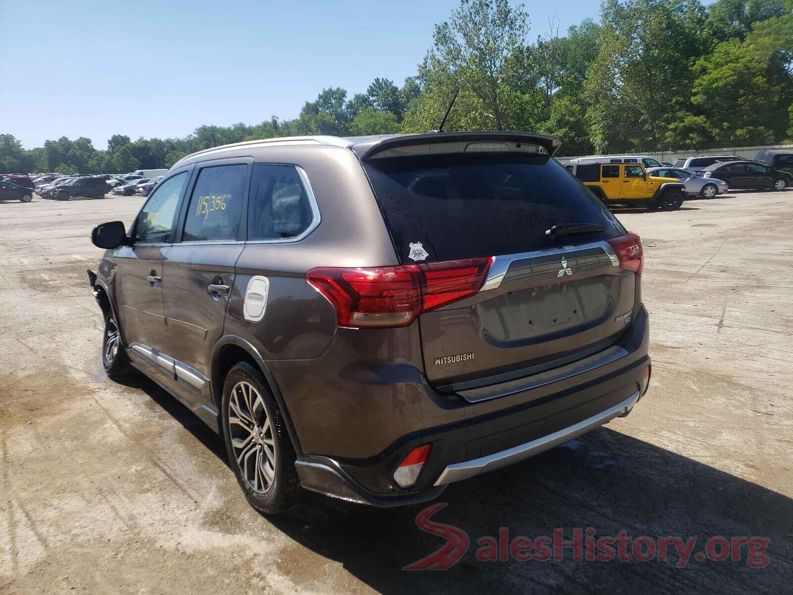 JA4JZ4AXXGZ005395 2016 MITSUBISHI OUTLANDER