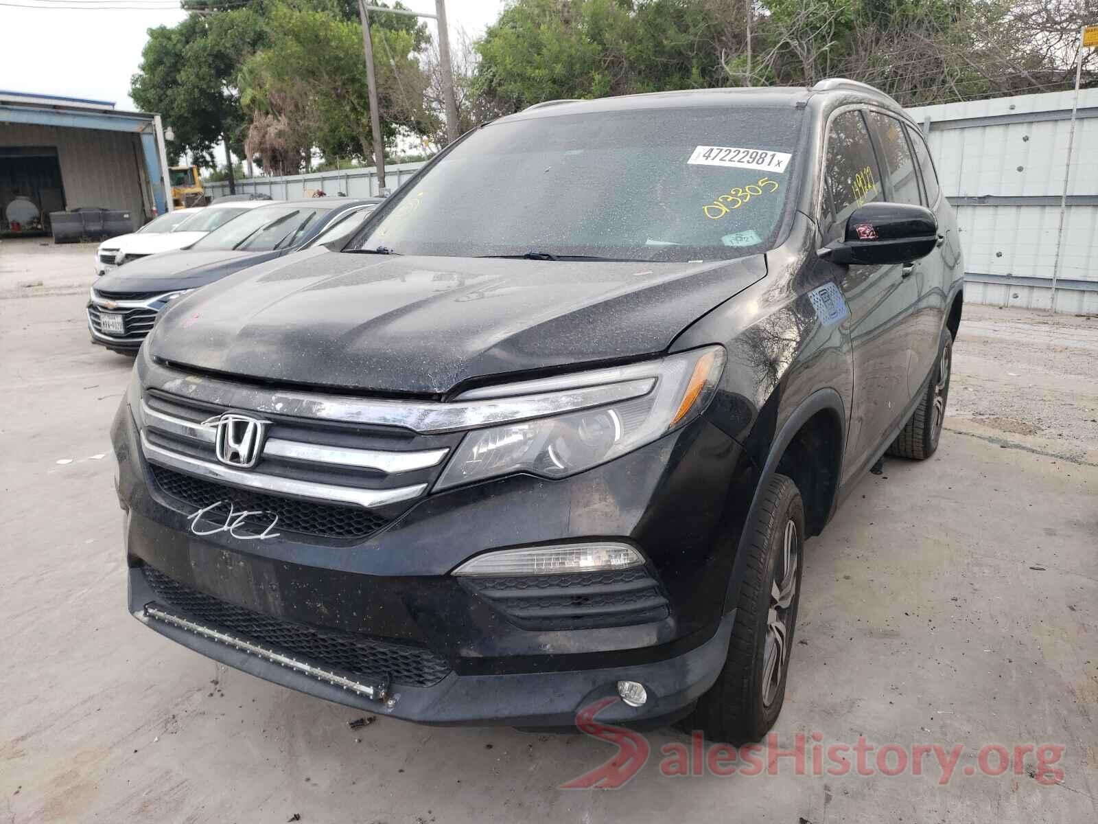 5FNYF5H55GB013305 2016 HONDA PILOT