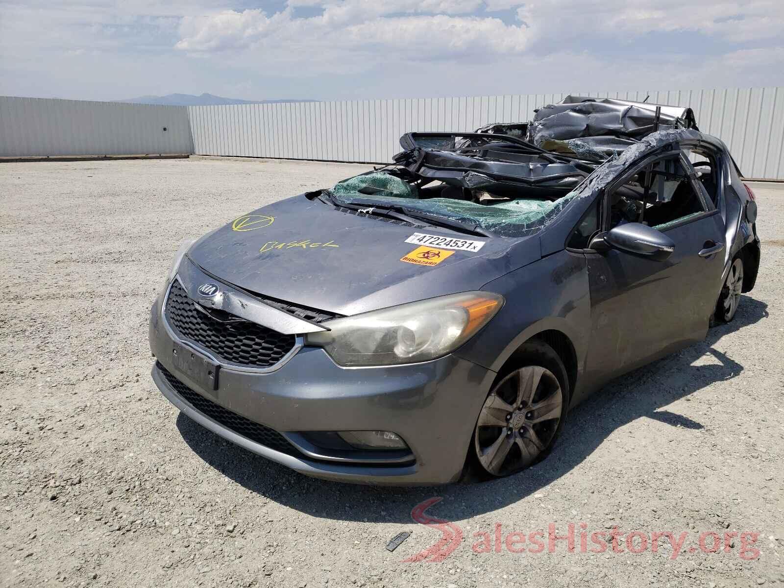 KNAFK5A84G5537051 2016 KIA FORTE