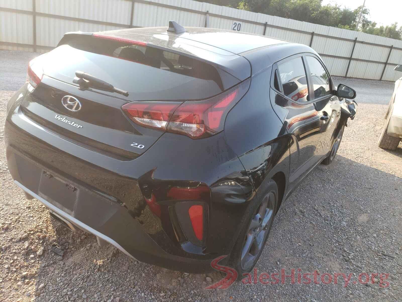 KMHTG6AF3KU003030 2019 HYUNDAI VELOSTER