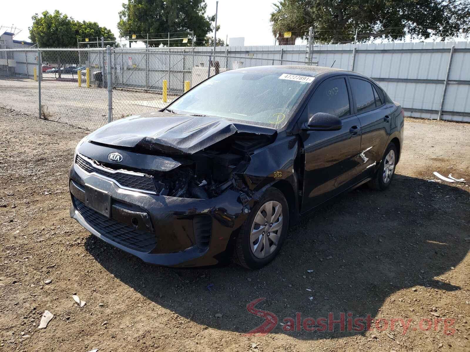 3KPA24AB1JE074302 2018 KIA RIO