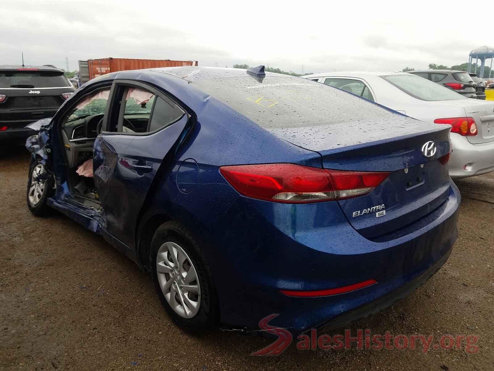 5NPD74LF3HH147383 2017 HYUNDAI ELANTRA