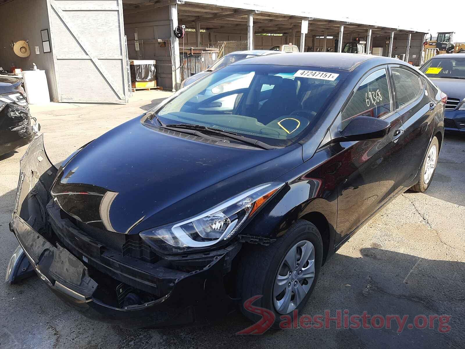 KMHDH4AE5GU573762 2016 HYUNDAI ELANTRA