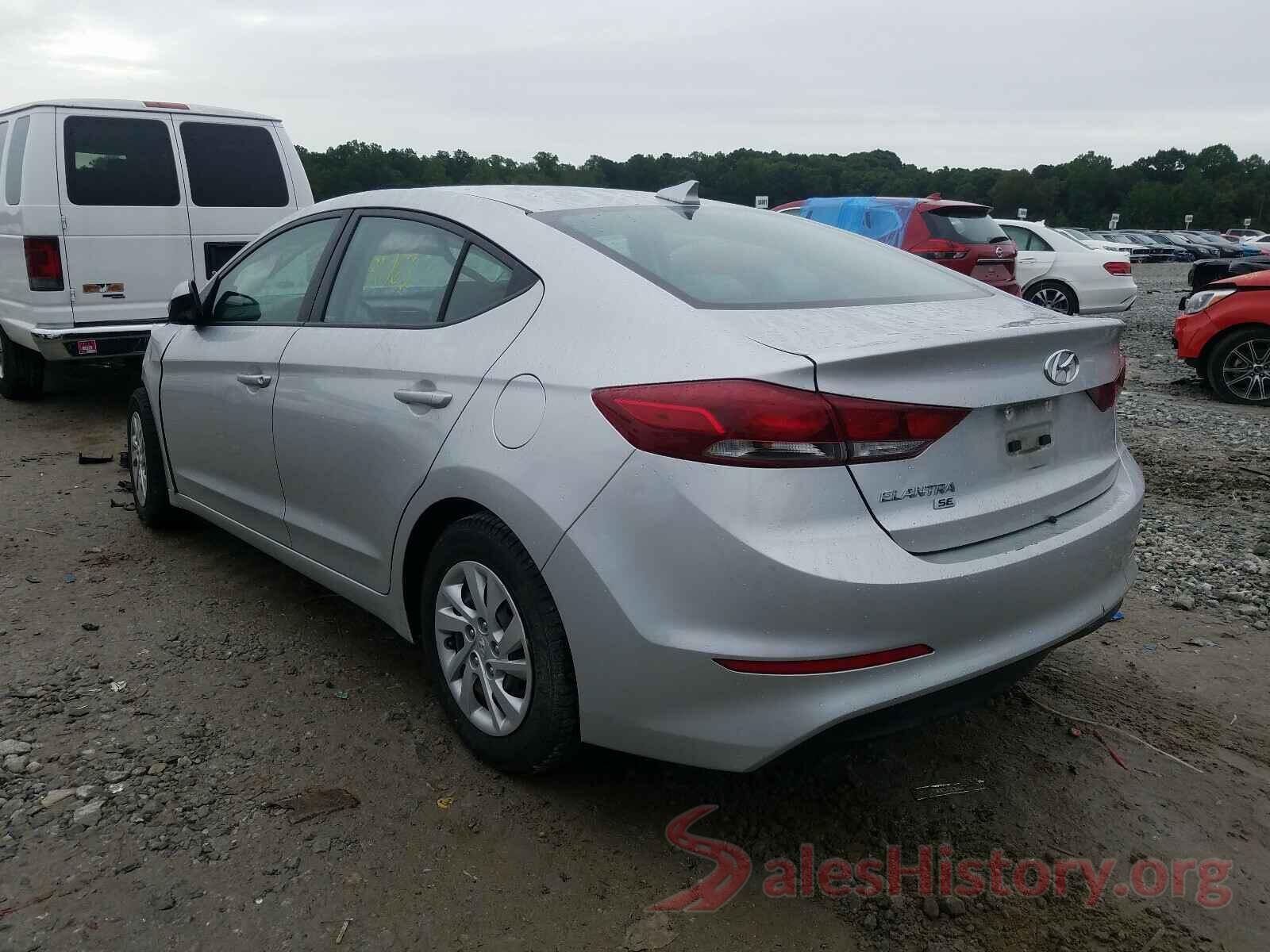 5NPD74LF1HH211887 2017 HYUNDAI ELANTRA