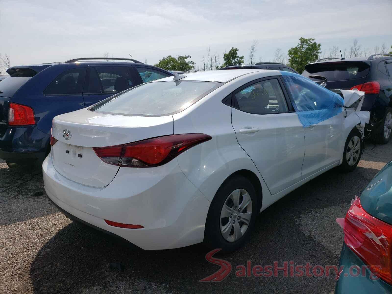 5NPDH4AE0GH726336 2016 HYUNDAI ELANTRA