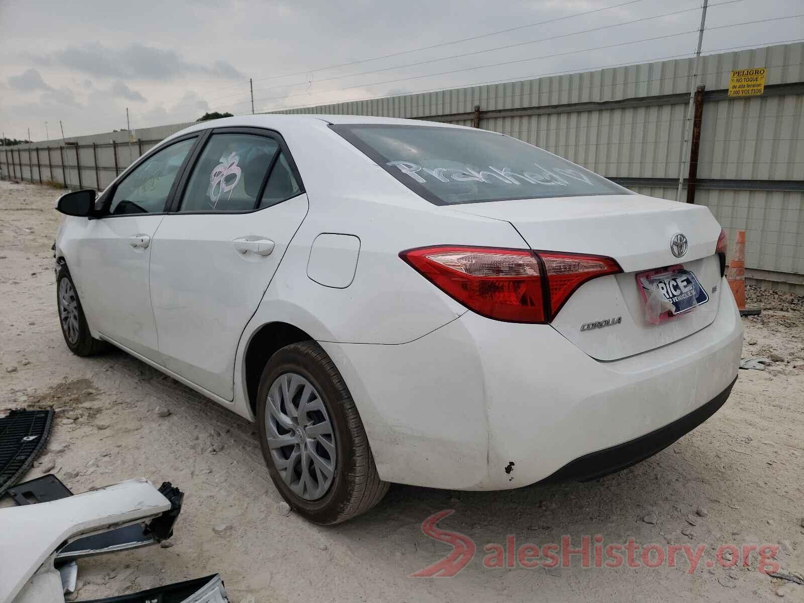 2T1BURHEXHC943791 2017 TOYOTA COROLLA