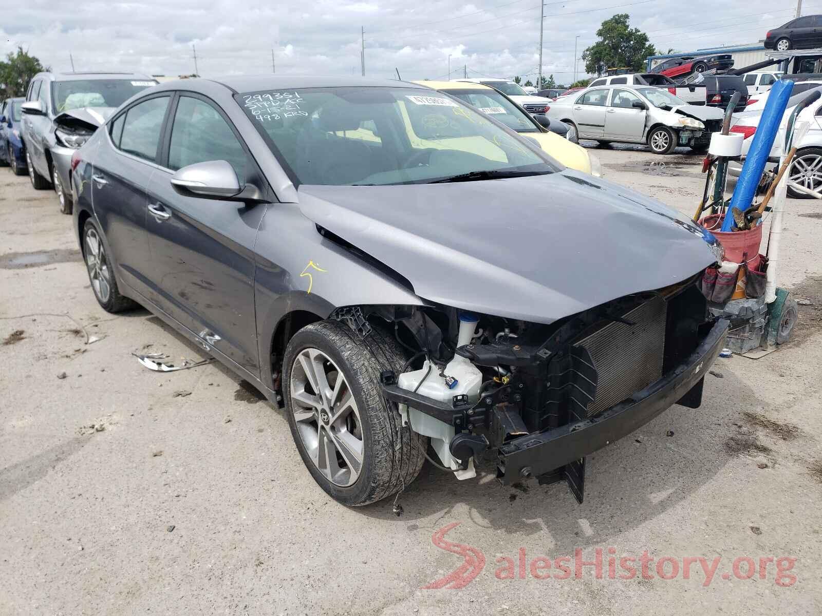 KMHD84LF6HU170123 2017 HYUNDAI ELANTRA