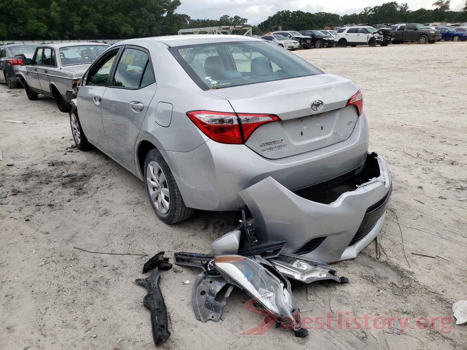 5YFBURHEXGP491761 2016 TOYOTA COROLLA