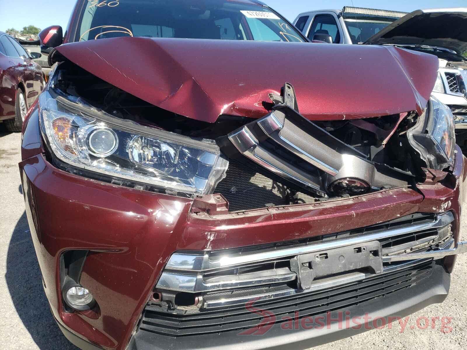 5TDDZRFH8JS874510 2018 TOYOTA HIGHLANDER