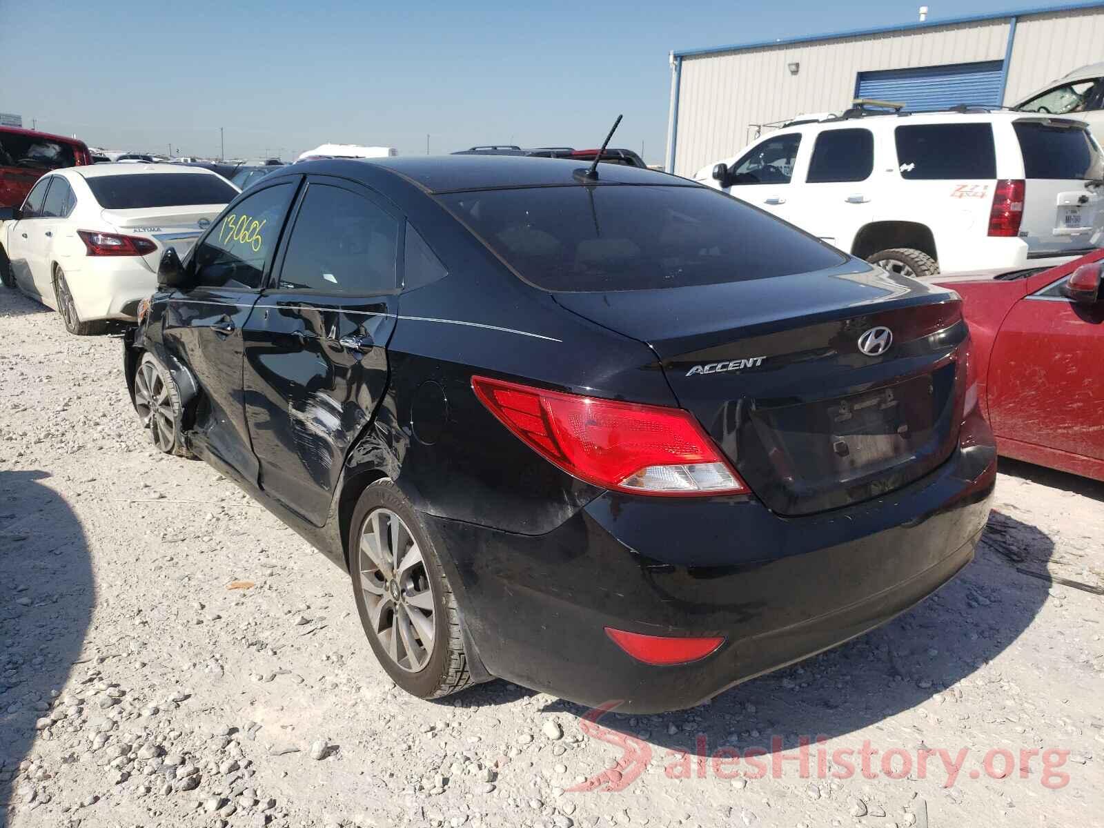 KMHCT4AE5HU255796 2017 HYUNDAI ACCENT