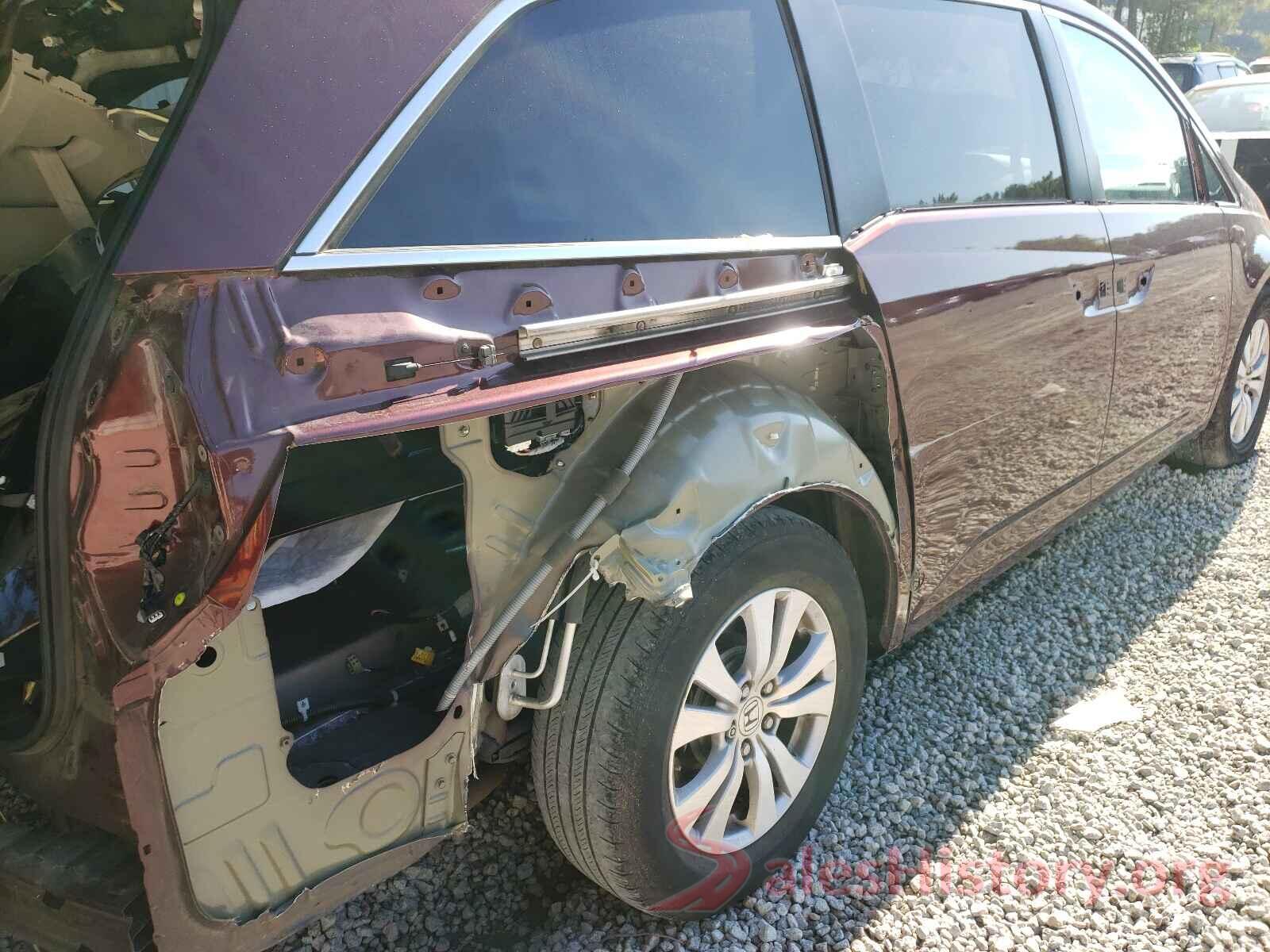 5FNRL5H6XGB070895 2016 HONDA ODYSSEY