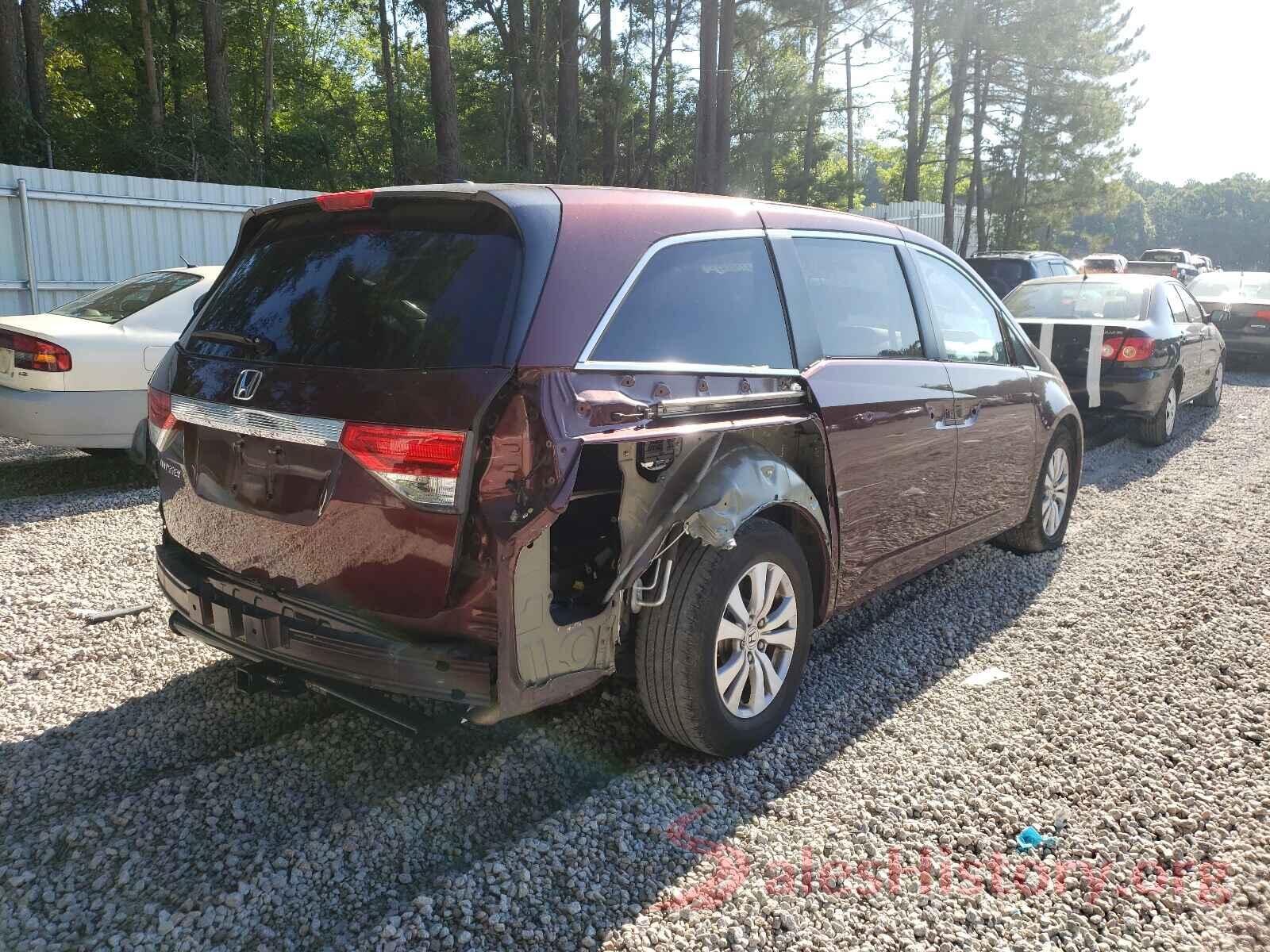 5FNRL5H6XGB070895 2016 HONDA ODYSSEY