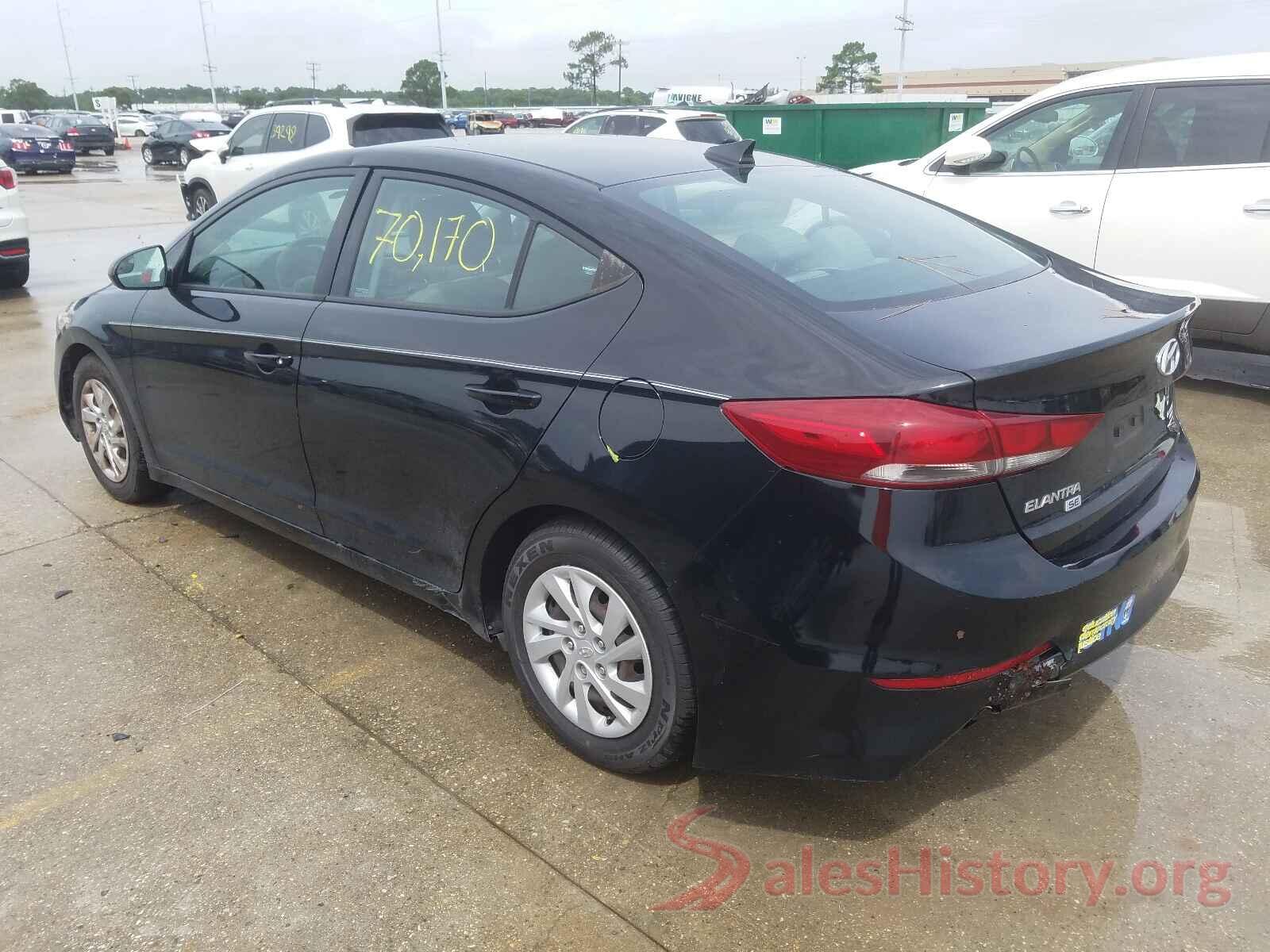 5NPD74LF2HH206911 2017 HYUNDAI ELANTRA