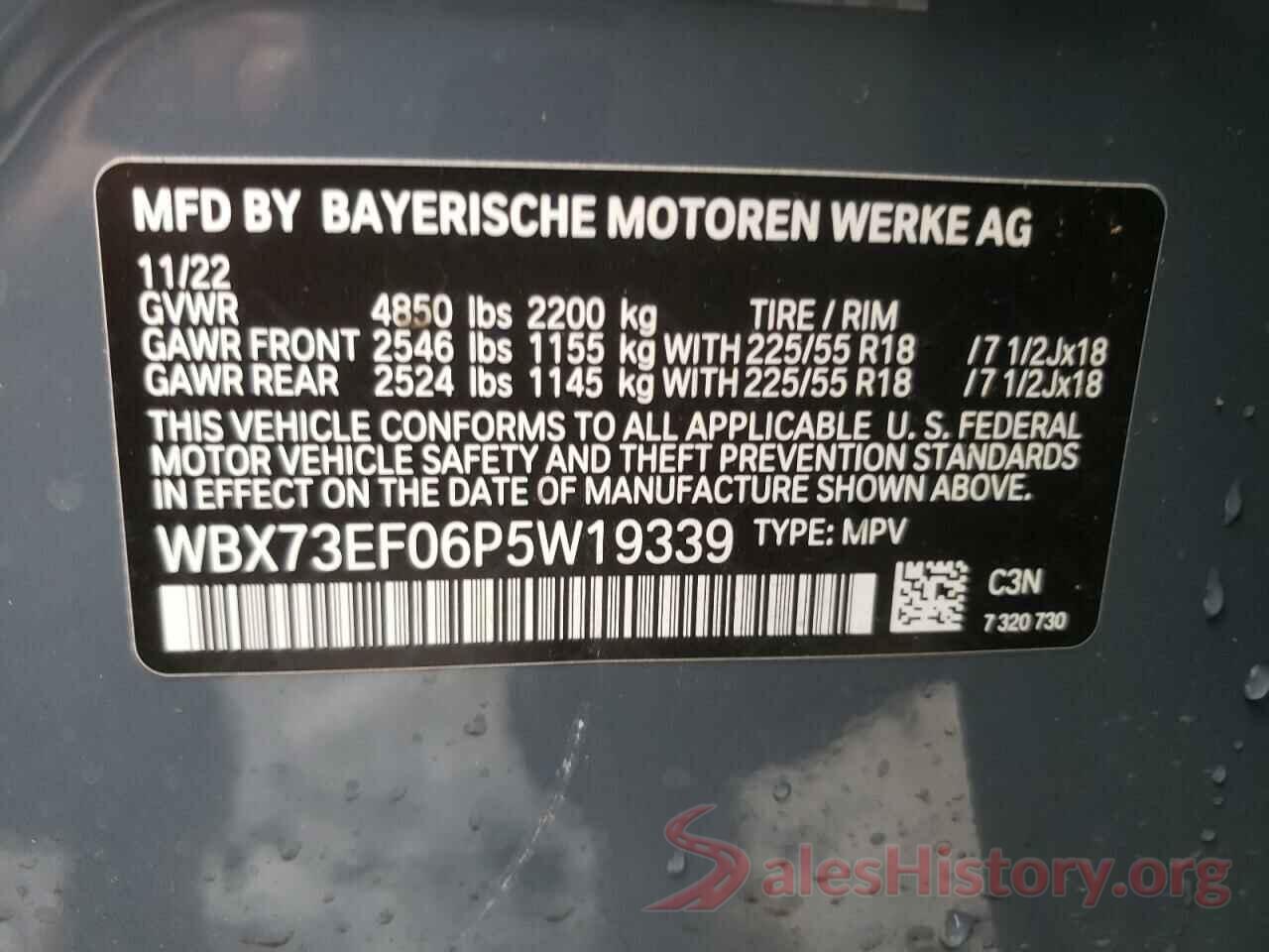WBX73EF06P5W19339 2023 BMW X1