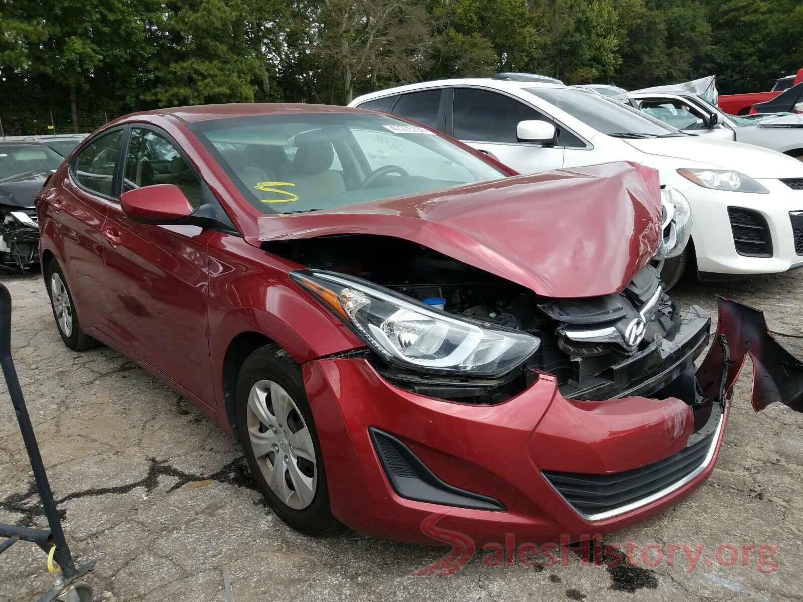 5NPDH4AE9GH774899 2016 HYUNDAI ELANTRA