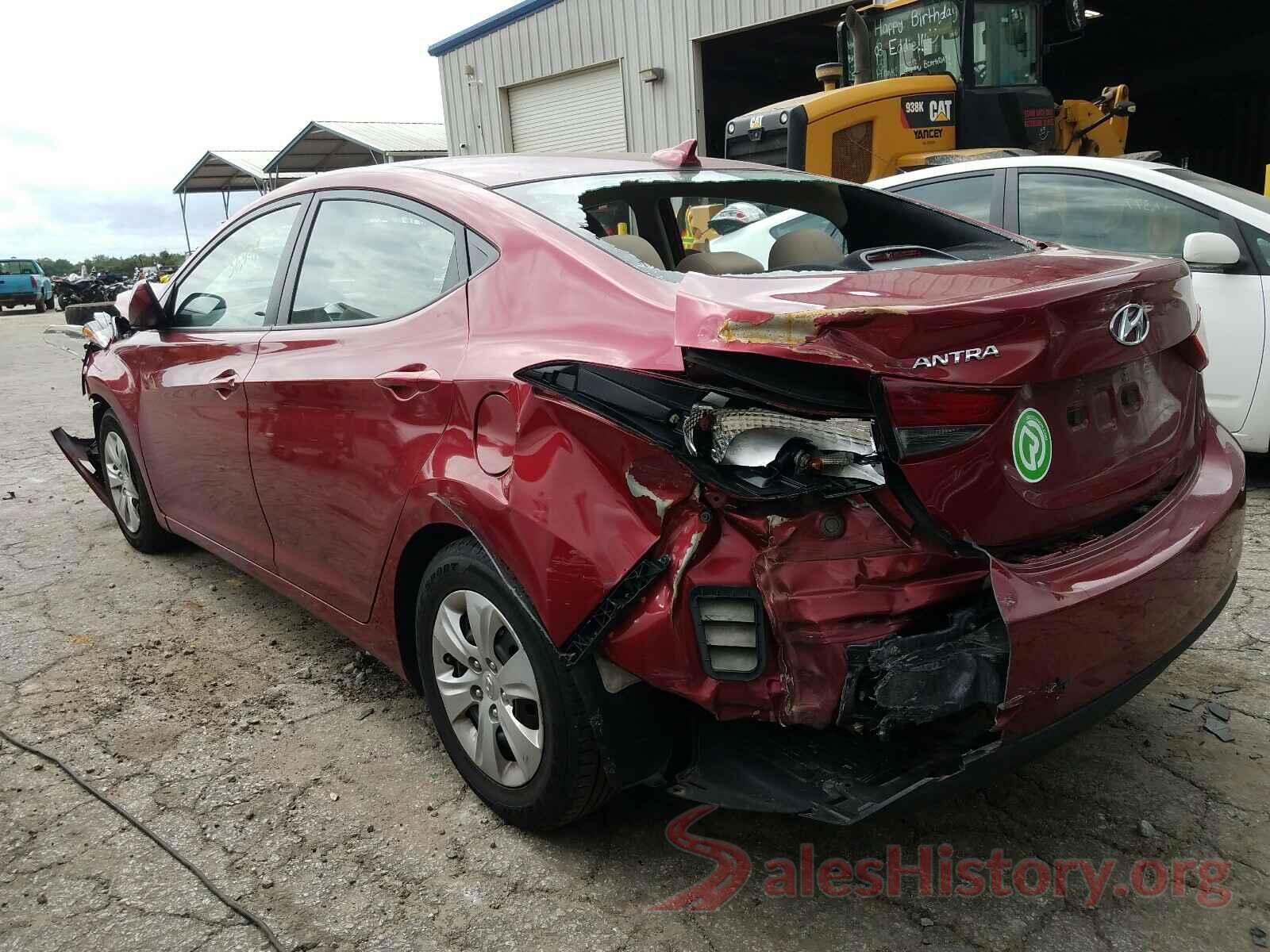 5NPDH4AE9GH774899 2016 HYUNDAI ELANTRA