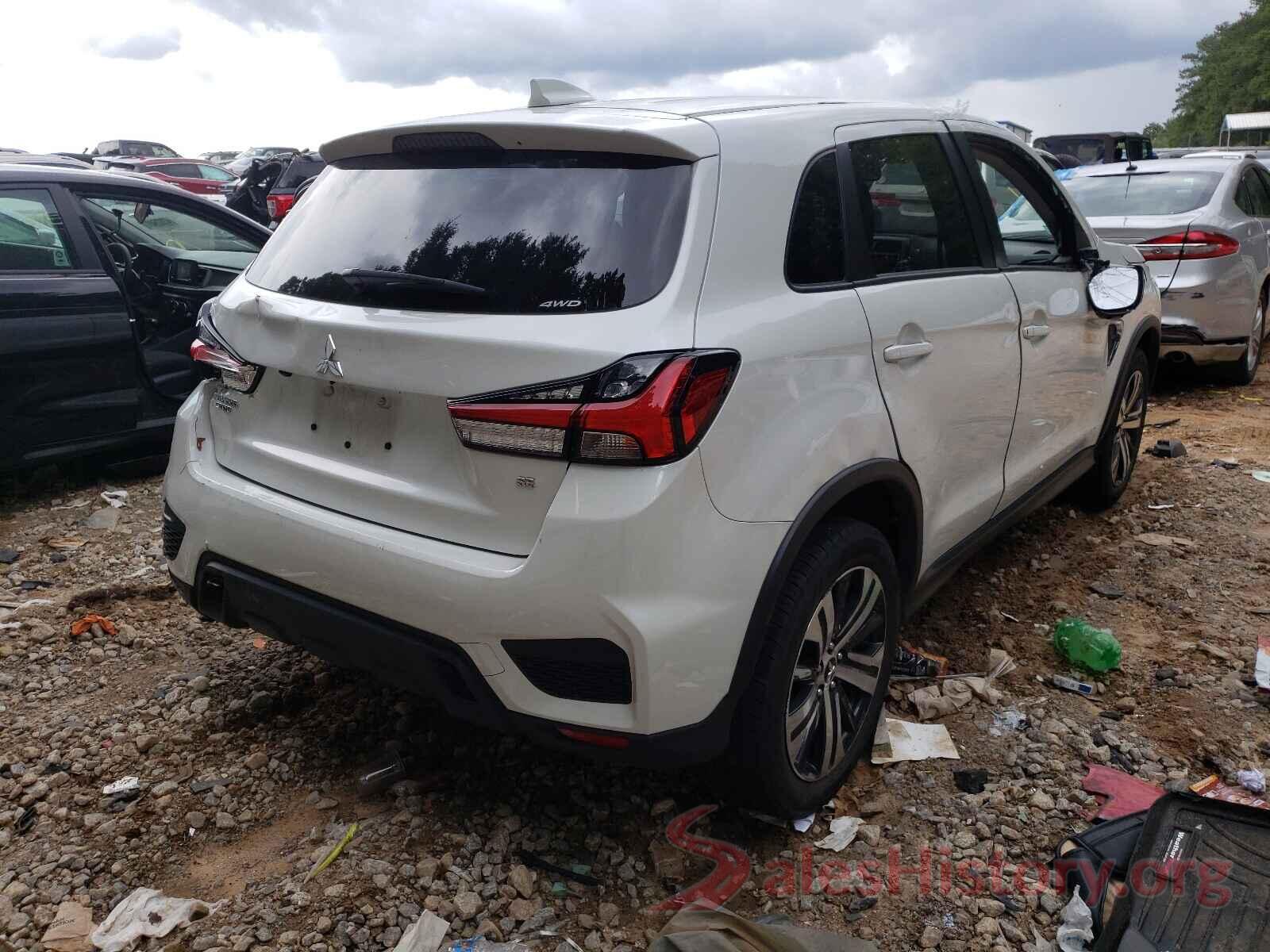 JA4AR3AU8LU017990 2020 MITSUBISHI OUTLANDER