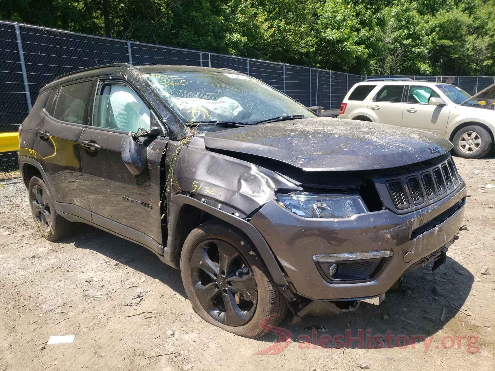 3C4NJDBB0LT256493 2020 JEEP COMPASS