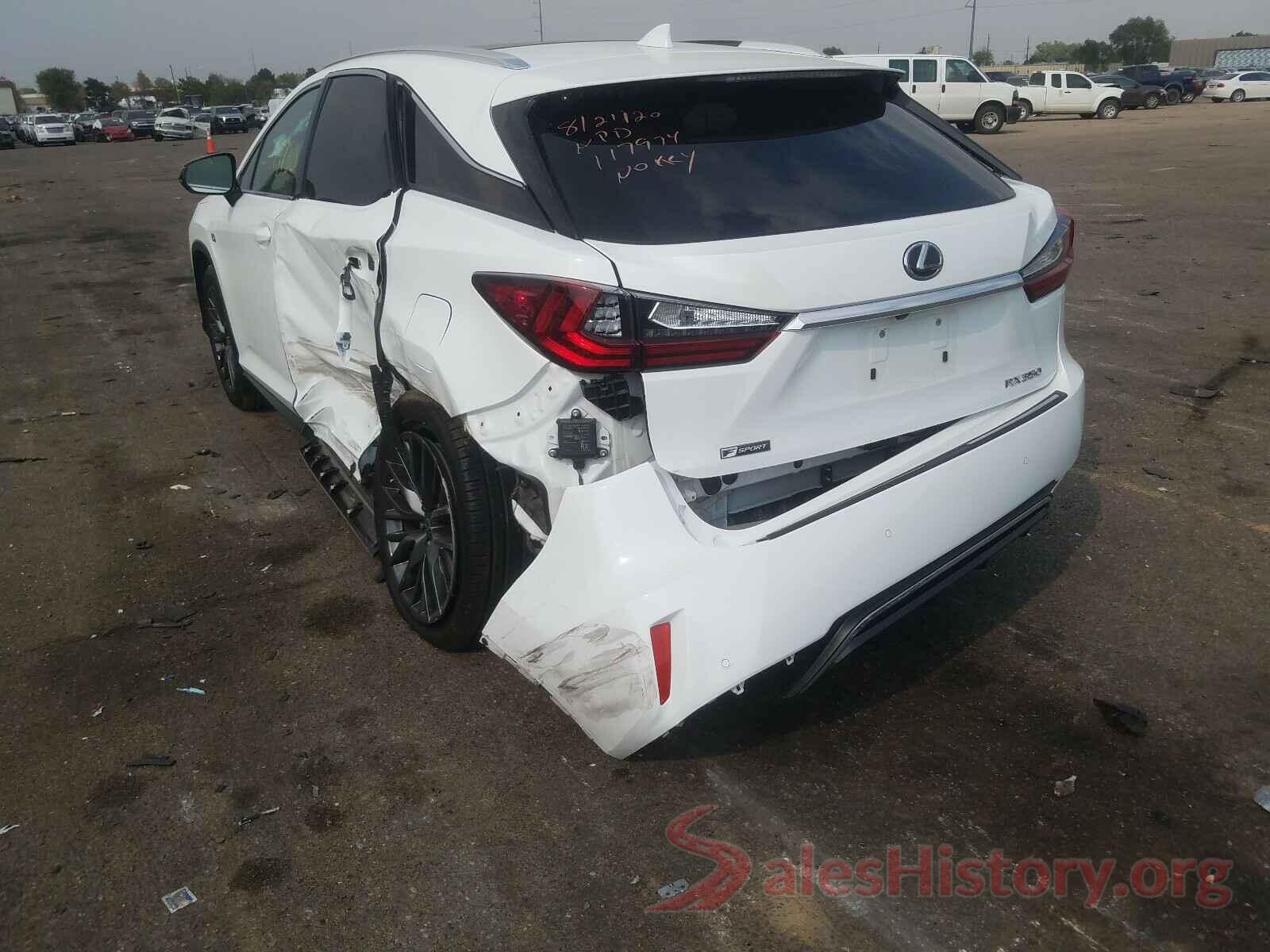 2T2BZMCA3GC032267 2016 LEXUS RX350