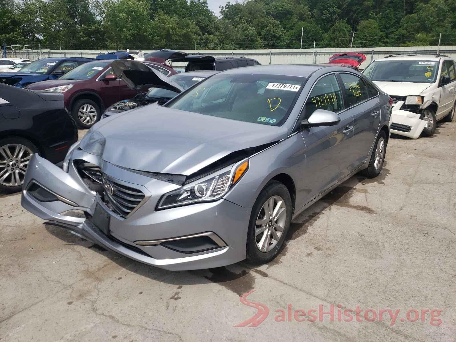 5NPE24AF5HH521580 2017 HYUNDAI SONATA