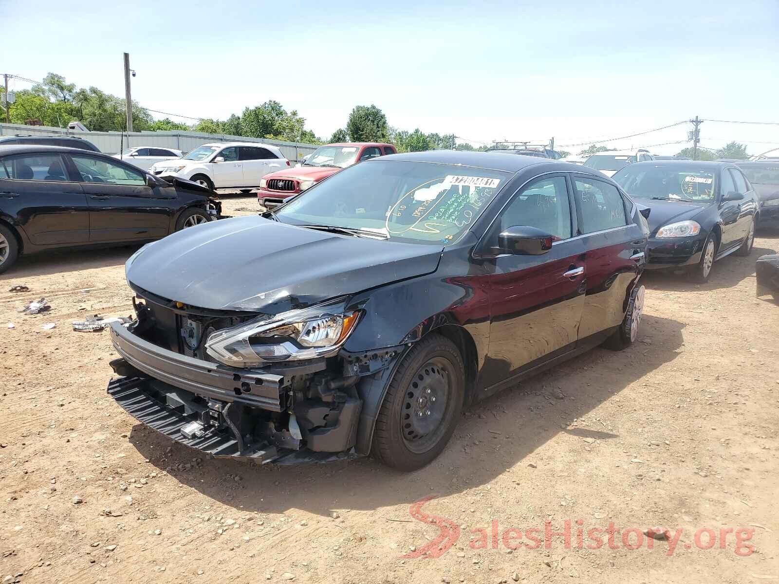 3N1AB7AP5KY338945 2019 NISSAN SENTRA