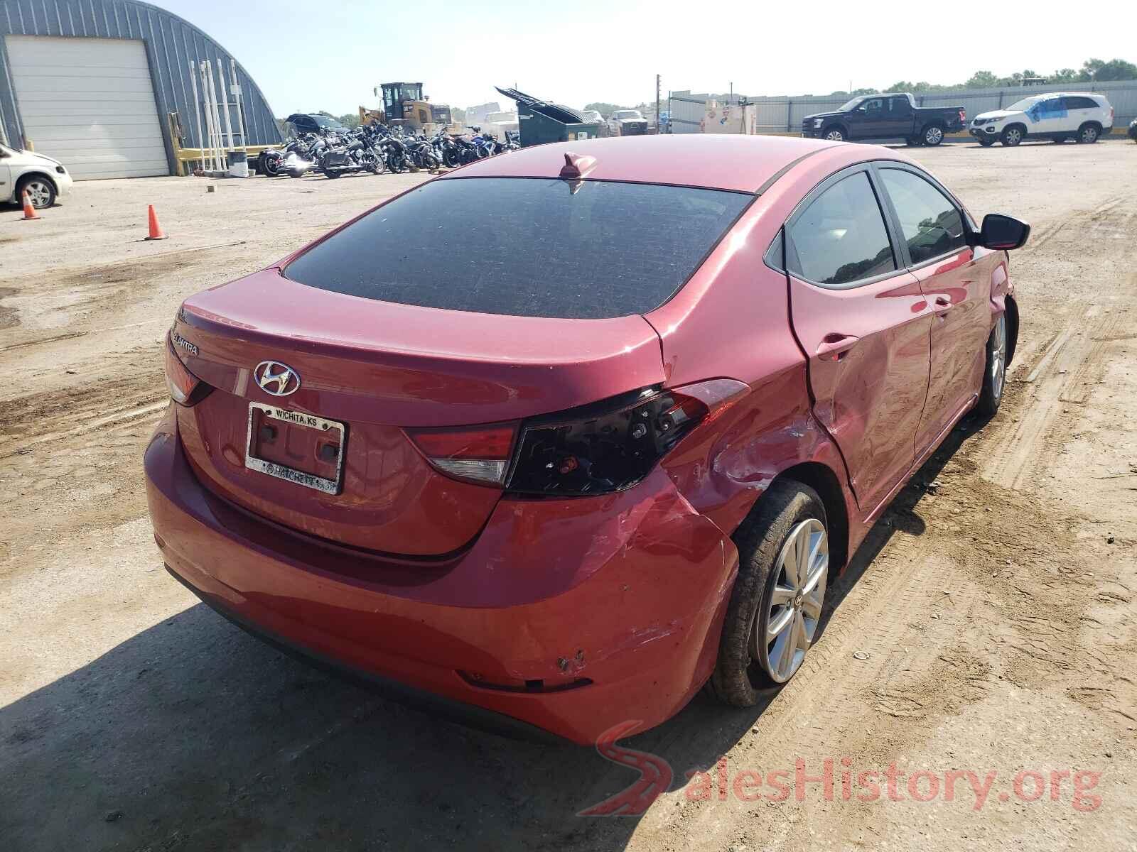 KMHDH4AE8GU518710 2016 HYUNDAI ELANTRA