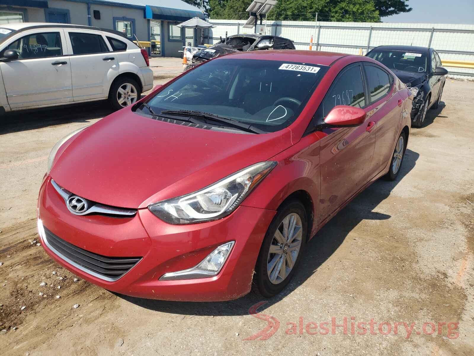 KMHDH4AE8GU518710 2016 HYUNDAI ELANTRA