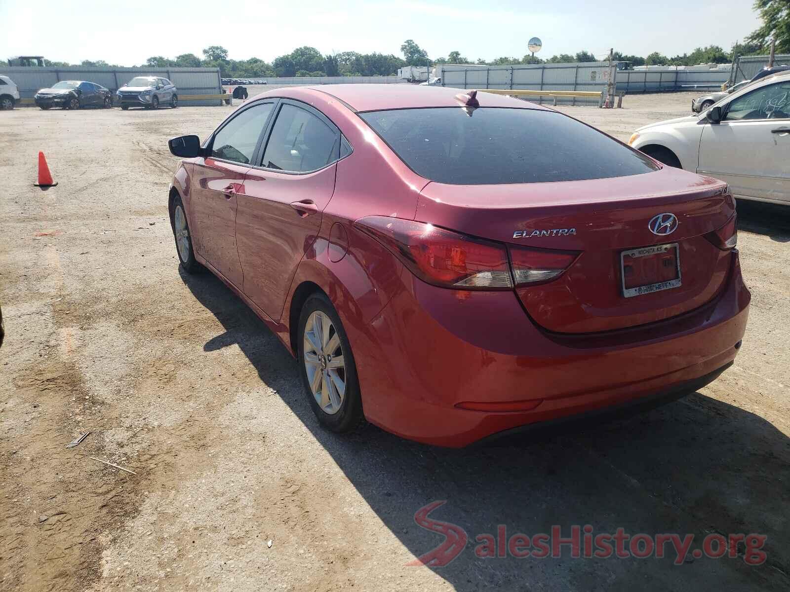 KMHDH4AE8GU518710 2016 HYUNDAI ELANTRA