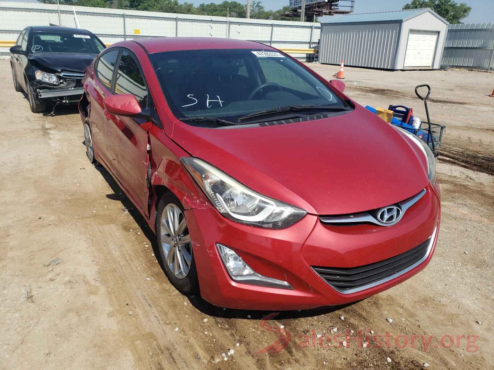 KMHDH4AE8GU518710 2016 HYUNDAI ELANTRA