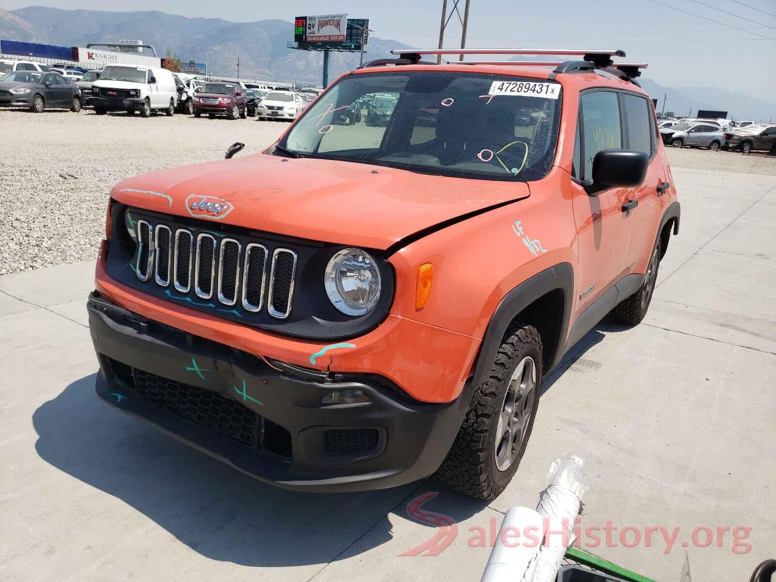 ZACCJBAB2HPF97051 2017 JEEP RENEGADE