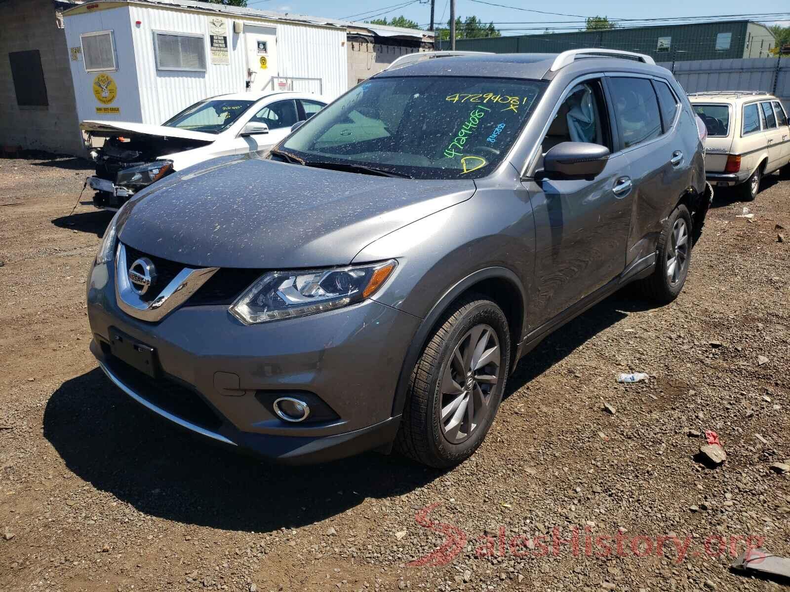 5N1AT2MV5GC845850 2016 NISSAN ROGUE