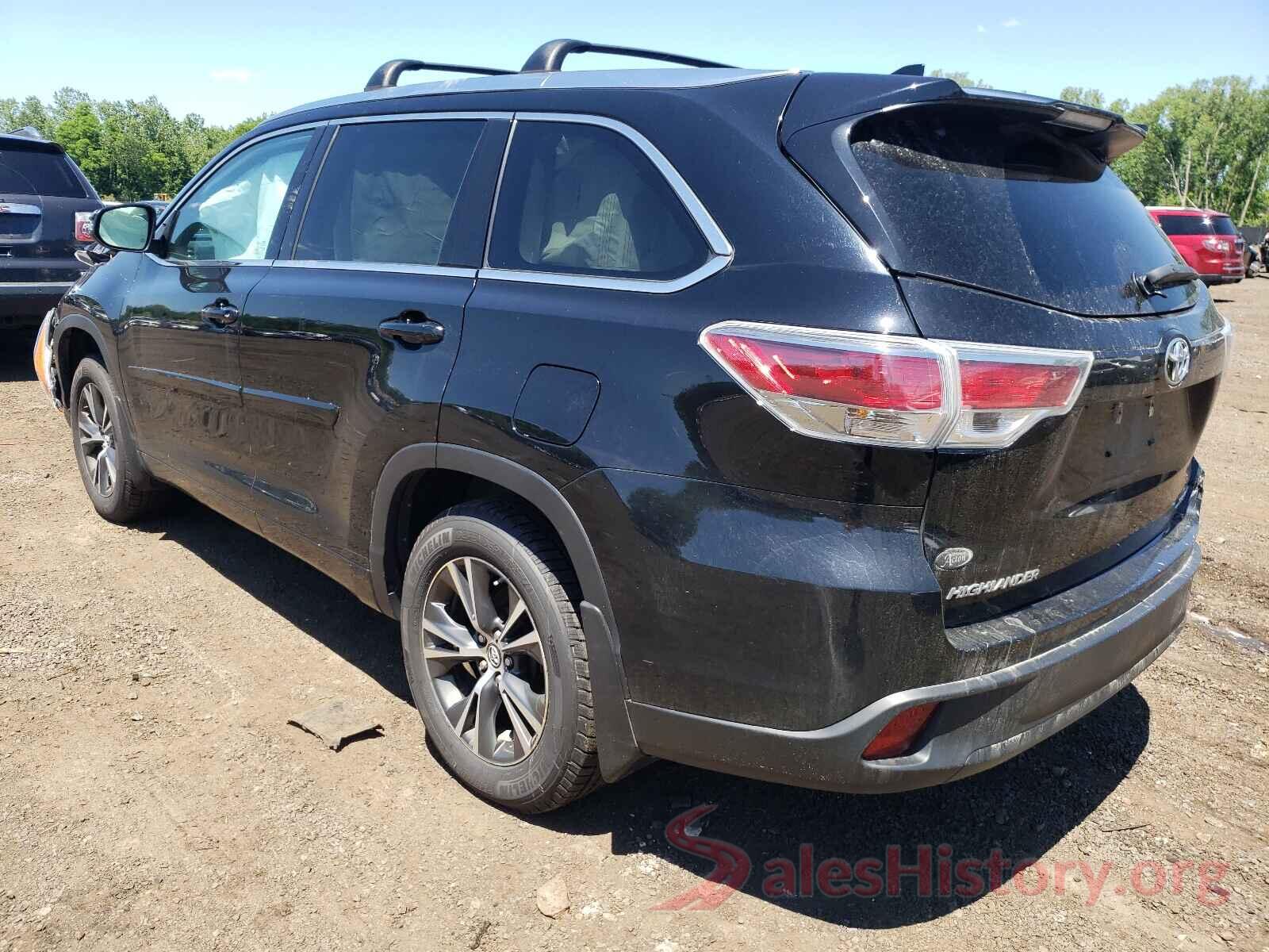 5TDJKRFH9GS349455 2016 TOYOTA HIGHLANDER