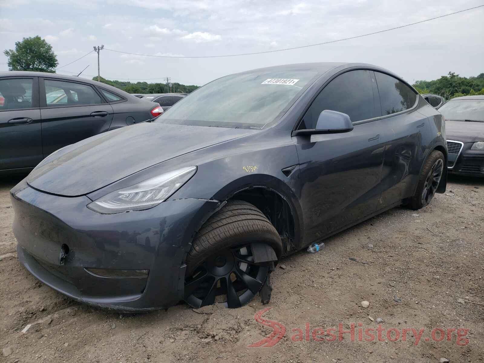 5YJYGDEE8MF084327 2021 TESLA MODEL Y