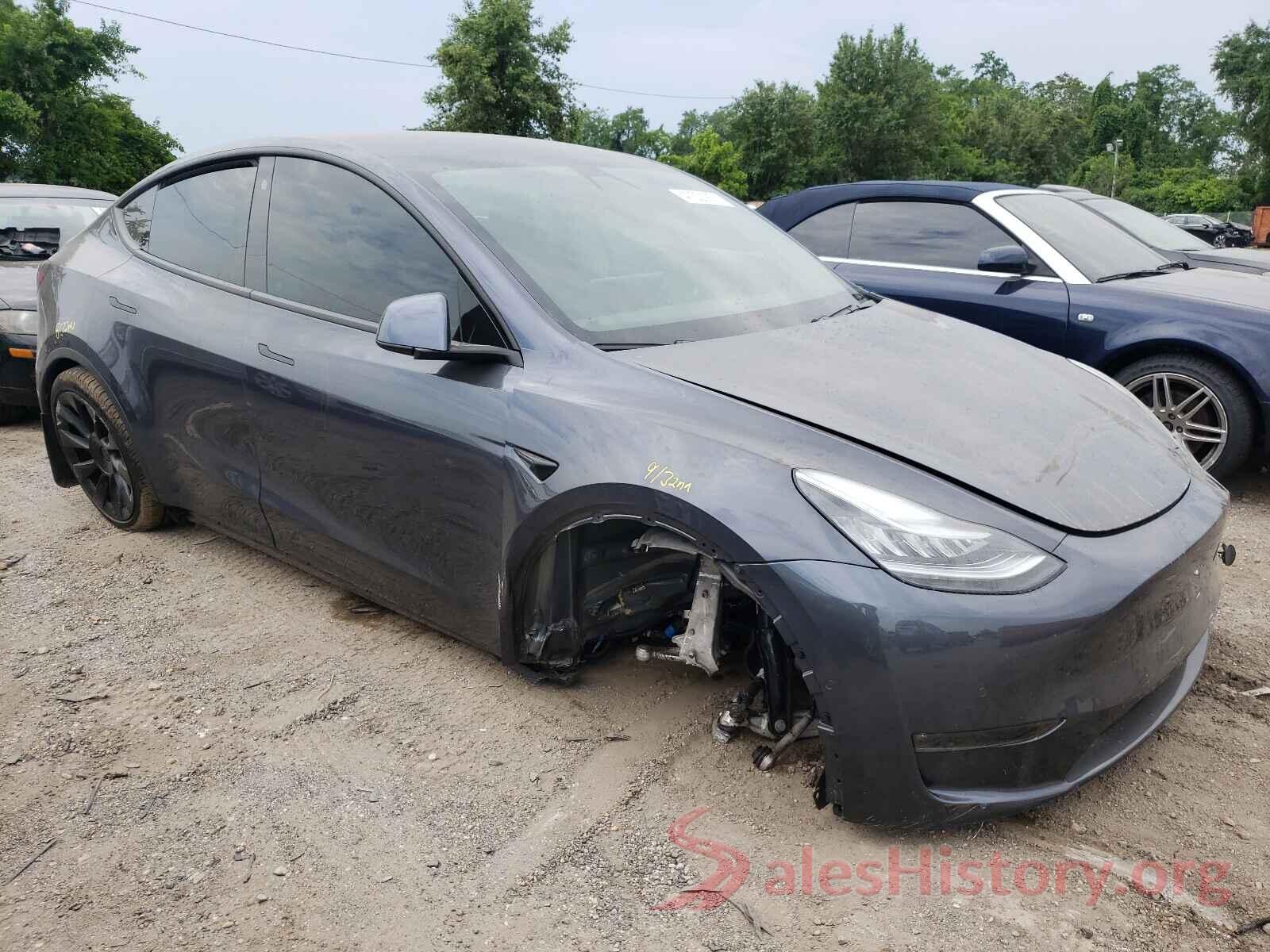 5YJYGDEE8MF084327 2021 TESLA MODEL Y