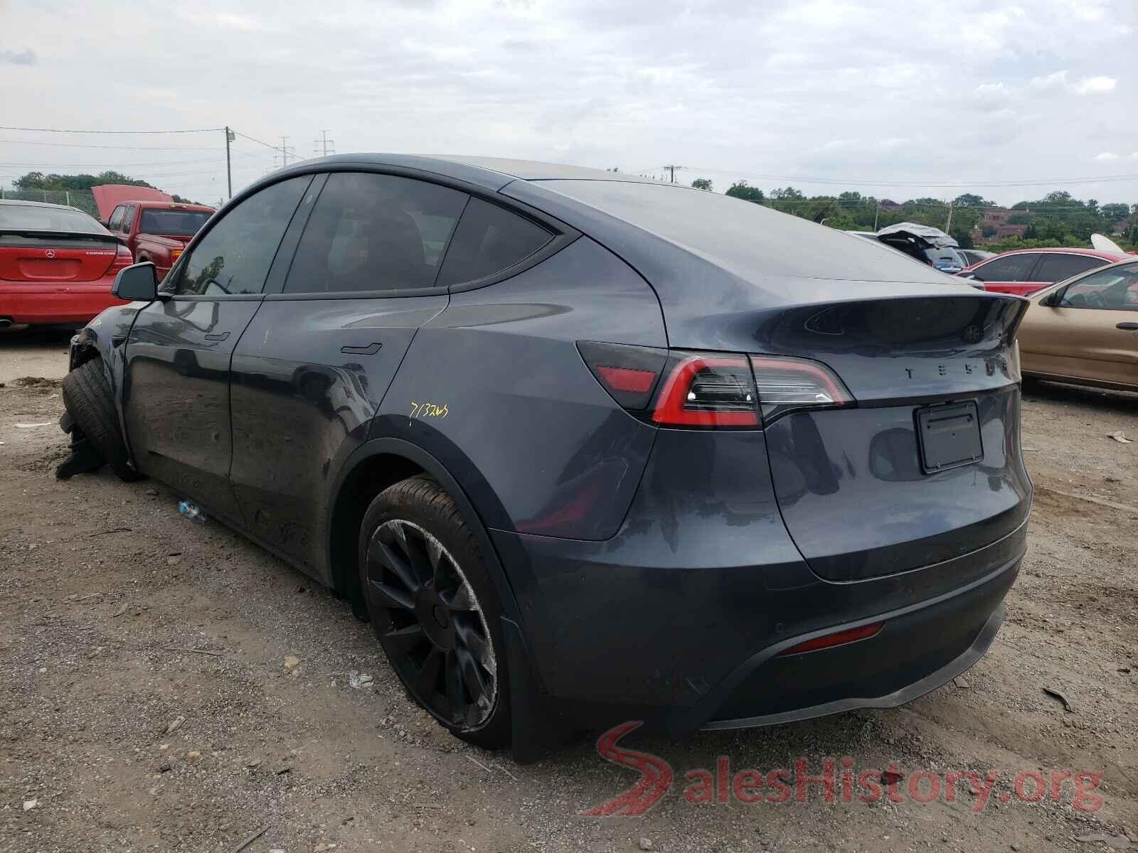 5YJYGDEE8MF084327 2021 TESLA MODEL Y