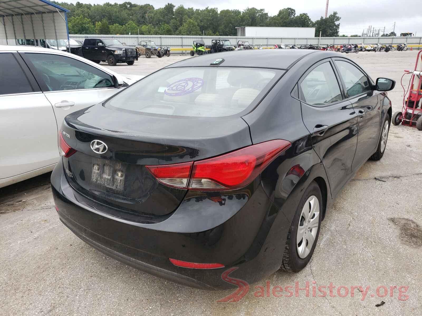 5NPDH4AE3GH761565 2016 HYUNDAI ELANTRA