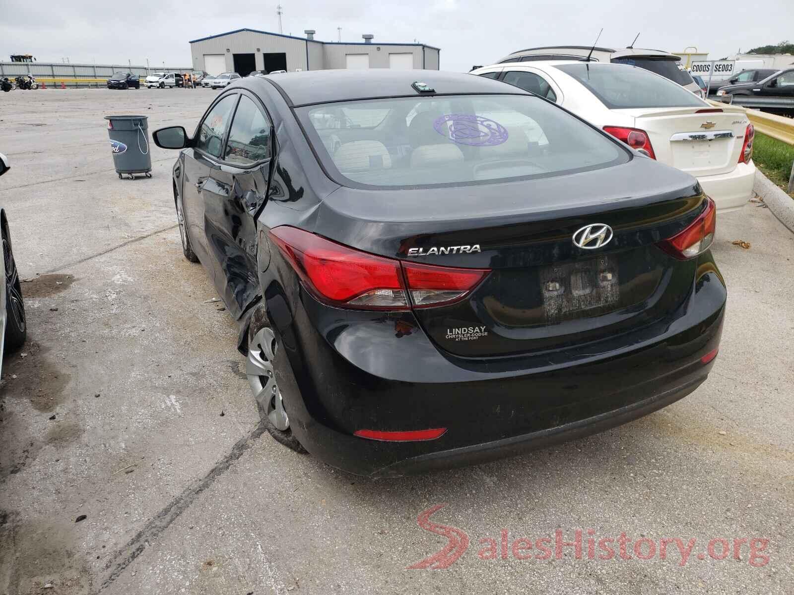 5NPDH4AE3GH761565 2016 HYUNDAI ELANTRA