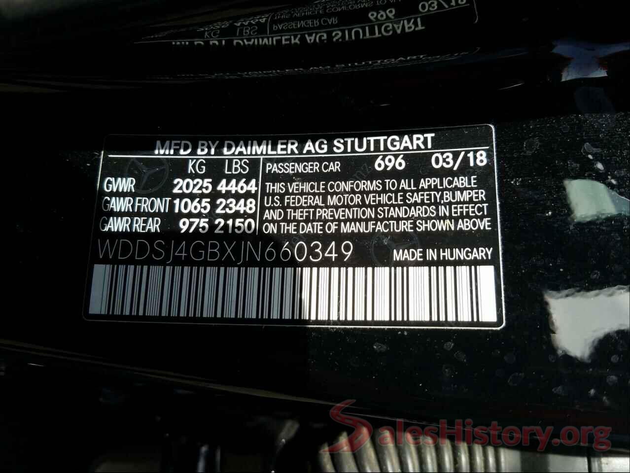 WDDSJ4GBXJN660349 2018 MERCEDES-BENZ C CLASS