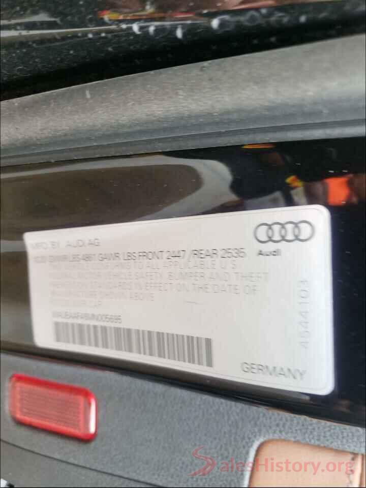 WAUEAAF46MN005695 2021 AUDI A4