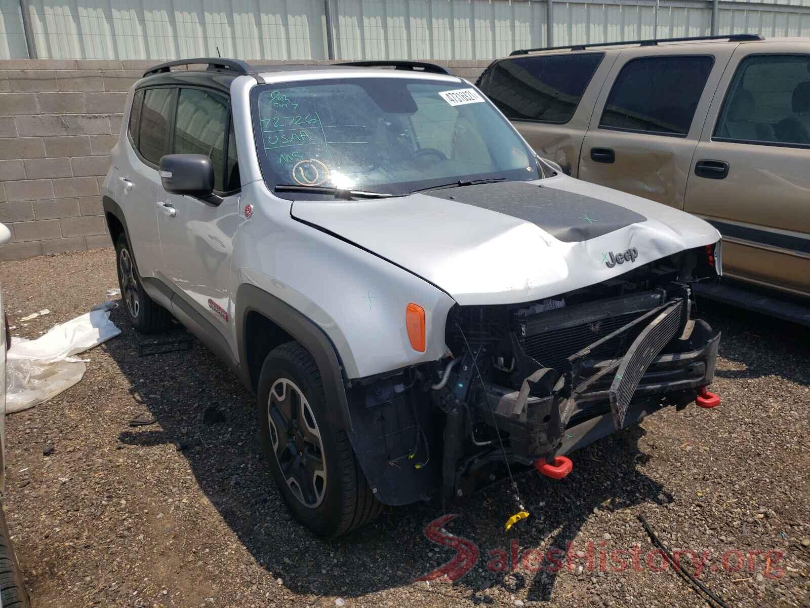 ZACCJBCT6GPE21804 2016 JEEP RENEGADE