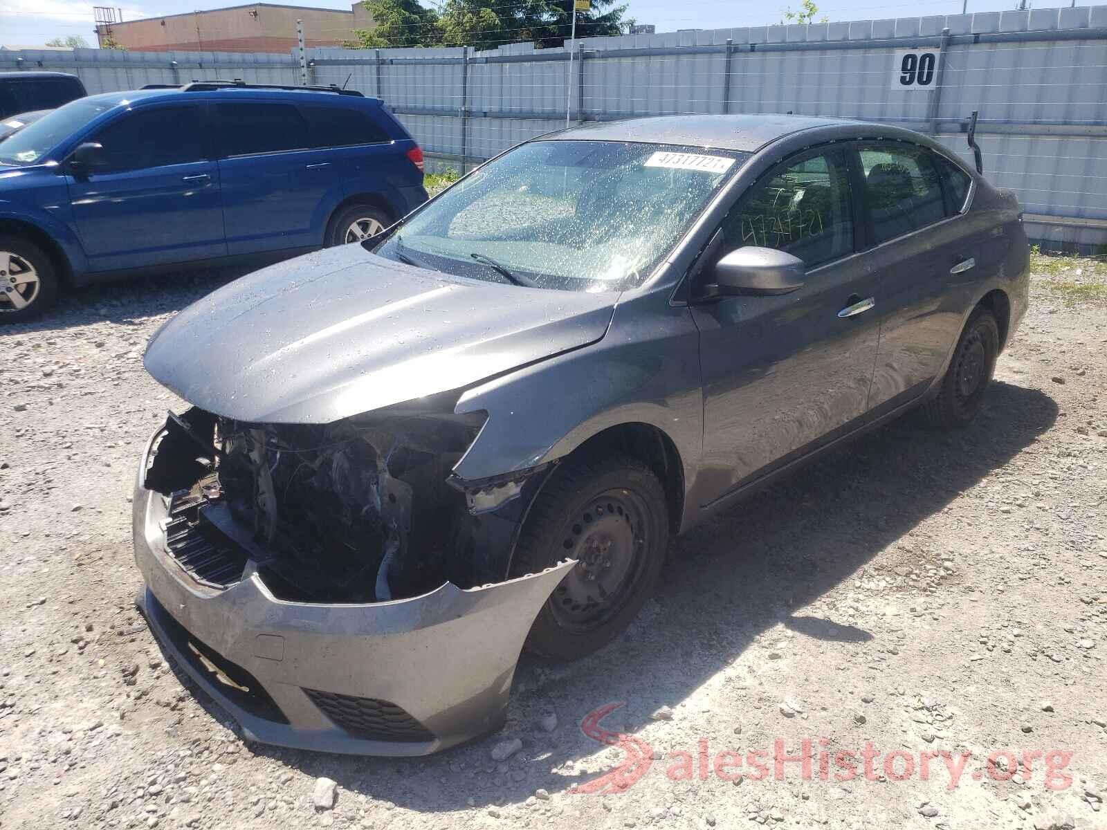 3N1AB7AP0HL660673 2017 NISSAN SENTRA